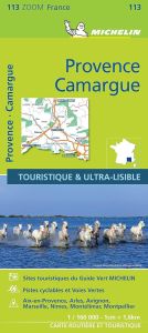 Michelin Zoom Map - 113 Provence: Montpellier, Montelimar, Avignon