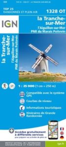 IGN Top 25 - La Tranche-s-Mer / l'Aiguillon-s-Mer PNR Marais Poitevin