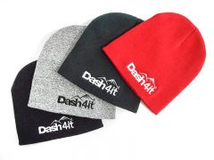 Dash4it Pull-On Beanie Hat - Black