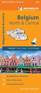 Michelin Regional Map - 533-Belgique Nord & Centre