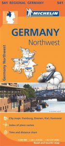 Michelin Regional Map - 541-Germany Northwest