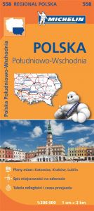Michelin Regional Map - 558-Poland Southeast