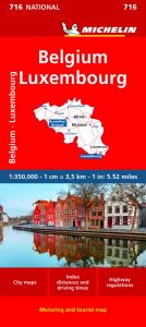 Michelin National Map - 716-Belgium & Luxembourg