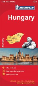 Michelin National Map - 732-Hungary