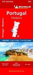 Michelin National Map - 733-Portugal & Madeira