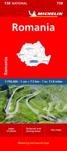 Michelin National Map - 738-Romania