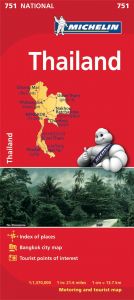 Michelin National Map - 751-Thailand