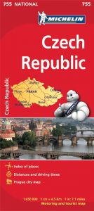 Michelin National Map - 755-Czech Republic