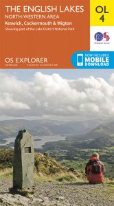 OS Explorer Leisure - OL4 - The English Lakes - North Western
