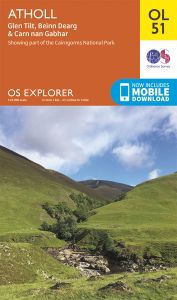 OS Explorer Leisure - OL51 - Atholl
