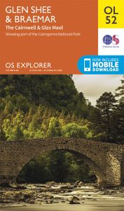 OS Explorer Leisure - OL52 - Glen Shee & Braemar
