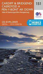 OS Explorer - 151 - Cardiff & Bridgend