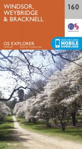 OS Explorer - 160 - Windsor, Weybridge & Bracknell