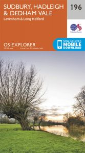 OS Explorer - 196 - Sudbury, Hadleigh & Dedham Vale