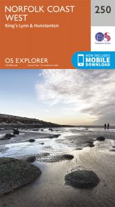 OS Explorer - 250 - Norfolk Coast West