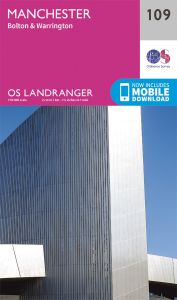 OS Landranger - 109 - Manchester, Bolton & Warrington