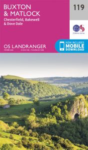 OS Landranger - 119 - Buxton, Matlock, Bakewell & Dove Dale