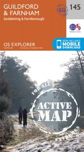 OS Explorer Active - 145 - Guildford & Farnham