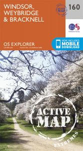 OS Explorer Active - 160 - Windsor, Weybridge & Bracknell