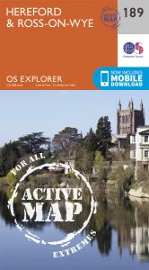 OS Explorer Active - 189 - Hereford & Ross-on-Wye