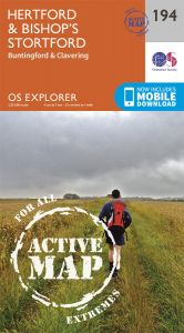 OS Explorer Active - 194 - Hertford & Bishop’s Stortford