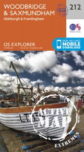 OS Explorer Active - 212 - Woodbridge & Saxmundham