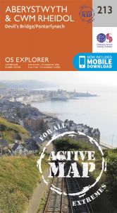 OS Explorer Active - 213 - Aberystwyth & Cwm Rheidol