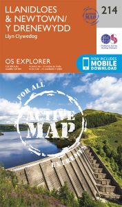 OS Explorer Active - 214 - Llanidloes & Newtown