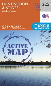 OS Explorer Active - 225 - Huntingdon & St Ives
