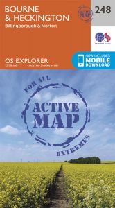 OS Explorer Active - 248 - Bourne & Heckington