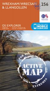 OS Explorer Active - 256 - Wrexham & Llangollen