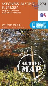 OS Explorer Active - 274 - Skegness, Alford & Spilsby