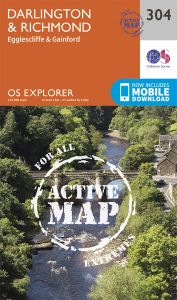 OS Explorer Active - 304 - Darlington & Richmond