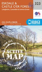 OS Explorer Active - 323 - Eskdale & Castle O'er Forest