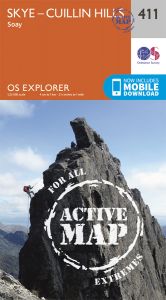OS Explorer Active - 411 - Skye - Cuillin Hills