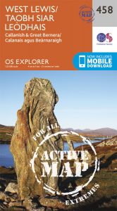 OS Explorer Active - 458 - West Lewis/Taobh Siar Leòdhais