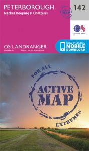 OS Landranger Active - 142 - Peterborough, Market Deeping & Chatteris