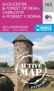 OS Landranger Active - 162 - Gloucester & Forest of Dean