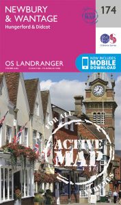OS Landranger Active - 174 - Newbury & Wantage, Hungerford