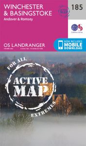 OS Landranger Active - 185 - Winchester & Basingstoke