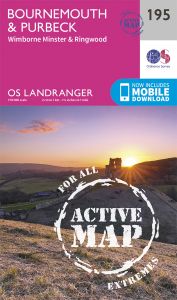 OS Landranger Active - 195 - Bournemouth & Purbeck