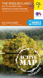 OS Explorer Active - 7 - The English Lakes - South Eastern