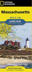 National Geographic - State Guide Map - Massachusetts