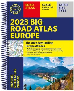 Philips Big Road Atlas Europe 2023 - A3 Spiral