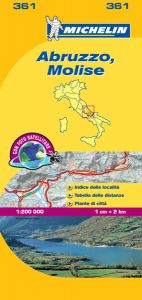 Michelin Local Map - 361-Abruzzo & Molise