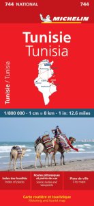 Michelin National Map - 744-Tunisia