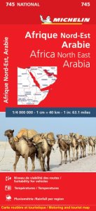 Michelin National Map - 745 - Africa North East, Arabia