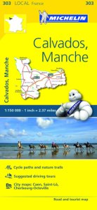 Michelin Local Map - 303-Calvados, Manche