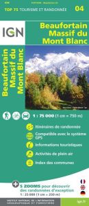 IGN Top 75 - Beaufortin Massif du Mont Blanc