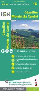 IGN Top 75 - Cezallier / Monts du Cantal